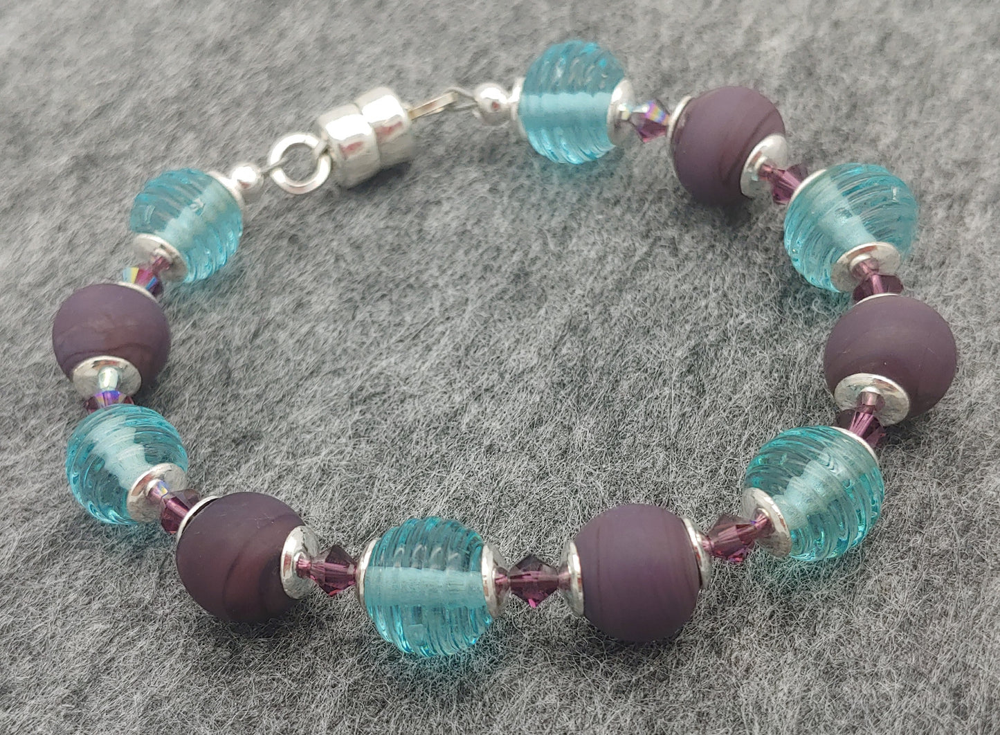 TBC, Texture Bracelet, Plum