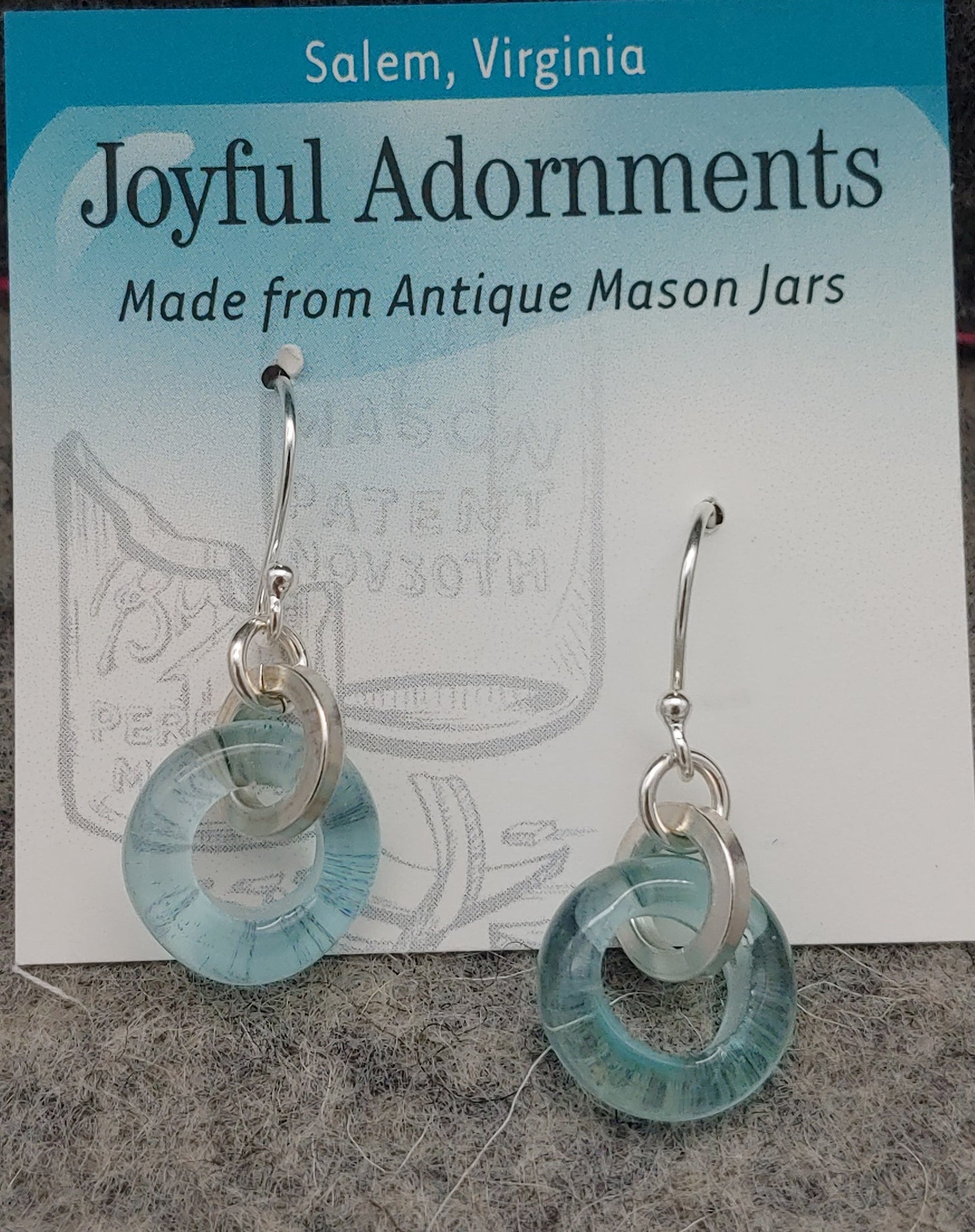 EGLS, Earrings Glass Loop Small