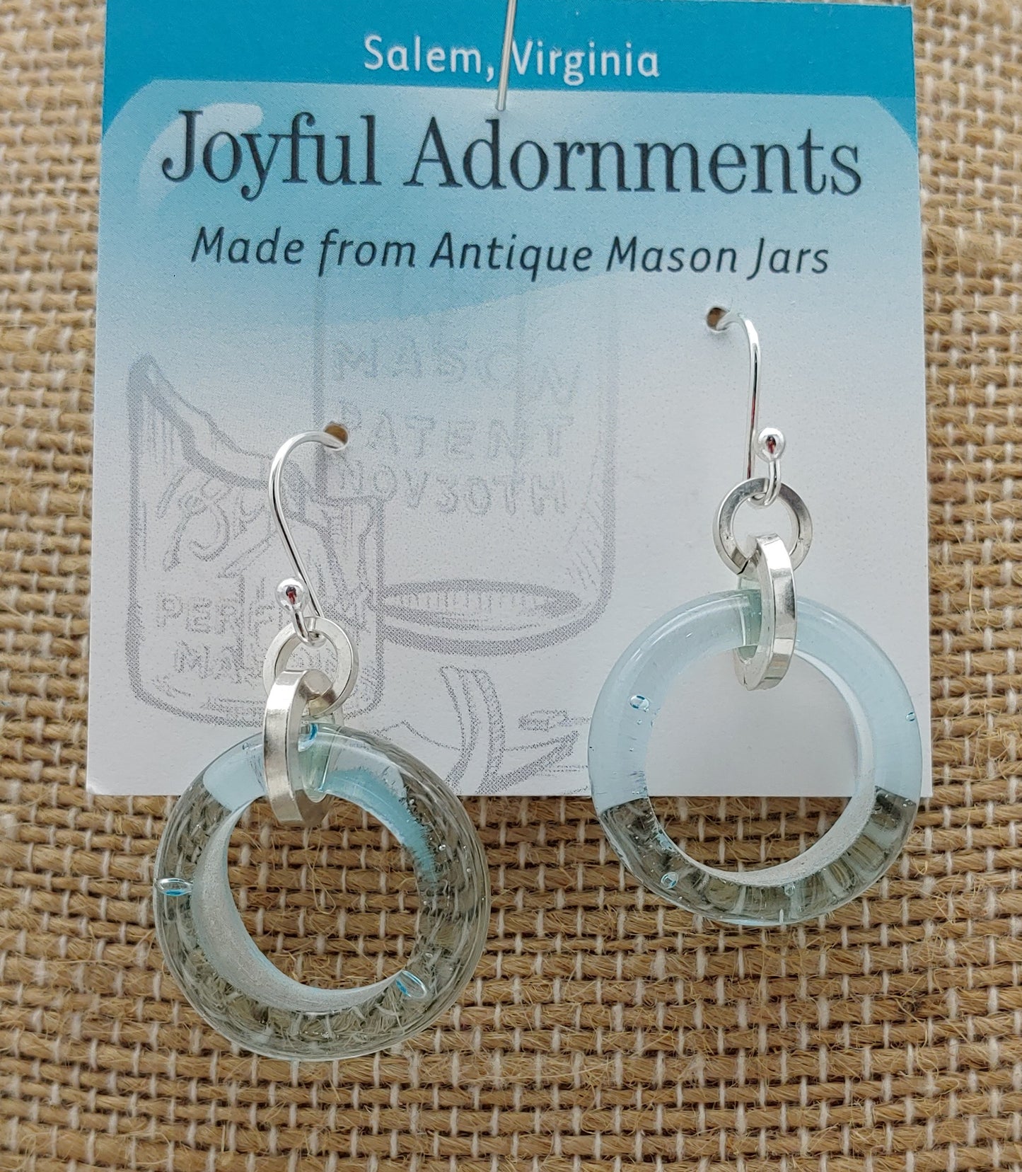 EGLM, Earrings Glass Loop, Md.